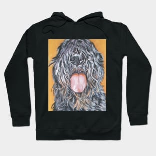 Bouvier Des Flandres Fine Art Painting Hoodie